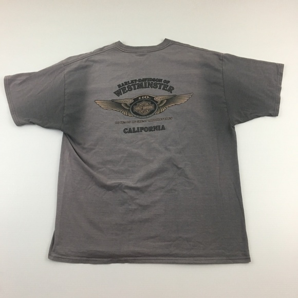 Harley Davidson Westminster CA T Shirt Biker 2XL - Picture 4 of 7